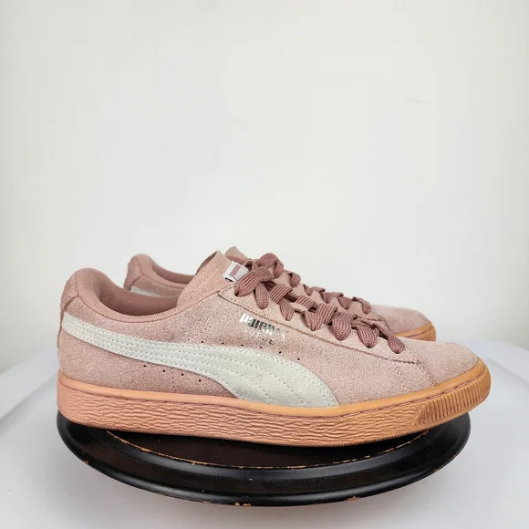 Puma Women's Suede Classic Sneakers in Dusty Pink Size 9.5 - Picture 5 of 12